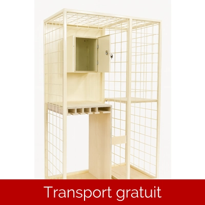 Dulap Depozitare echipamente sport – 200×186×60 cm | Lemnăria Jder® - DDES20LJ